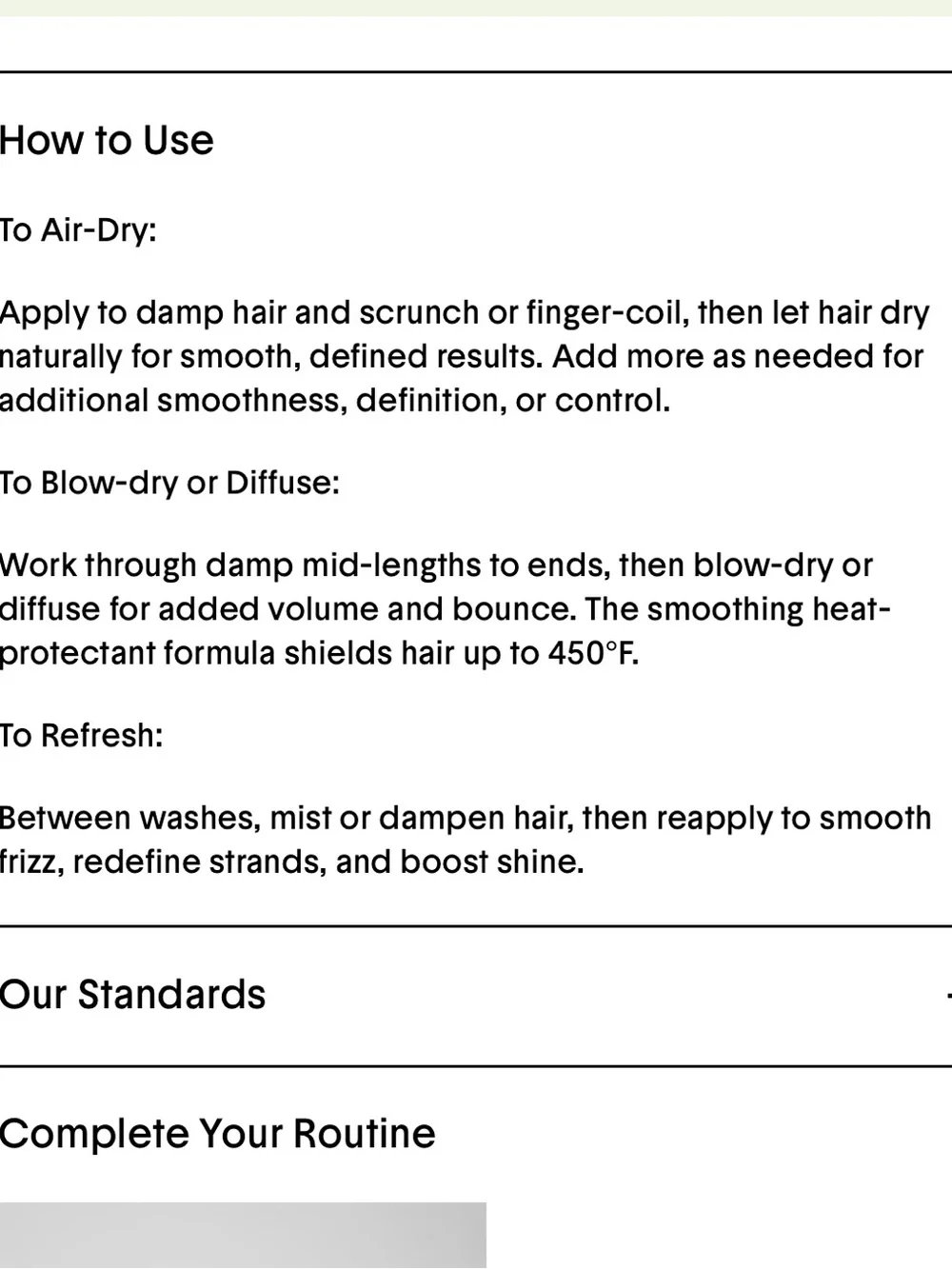 Nib Crown affair The smoothing air dry cream